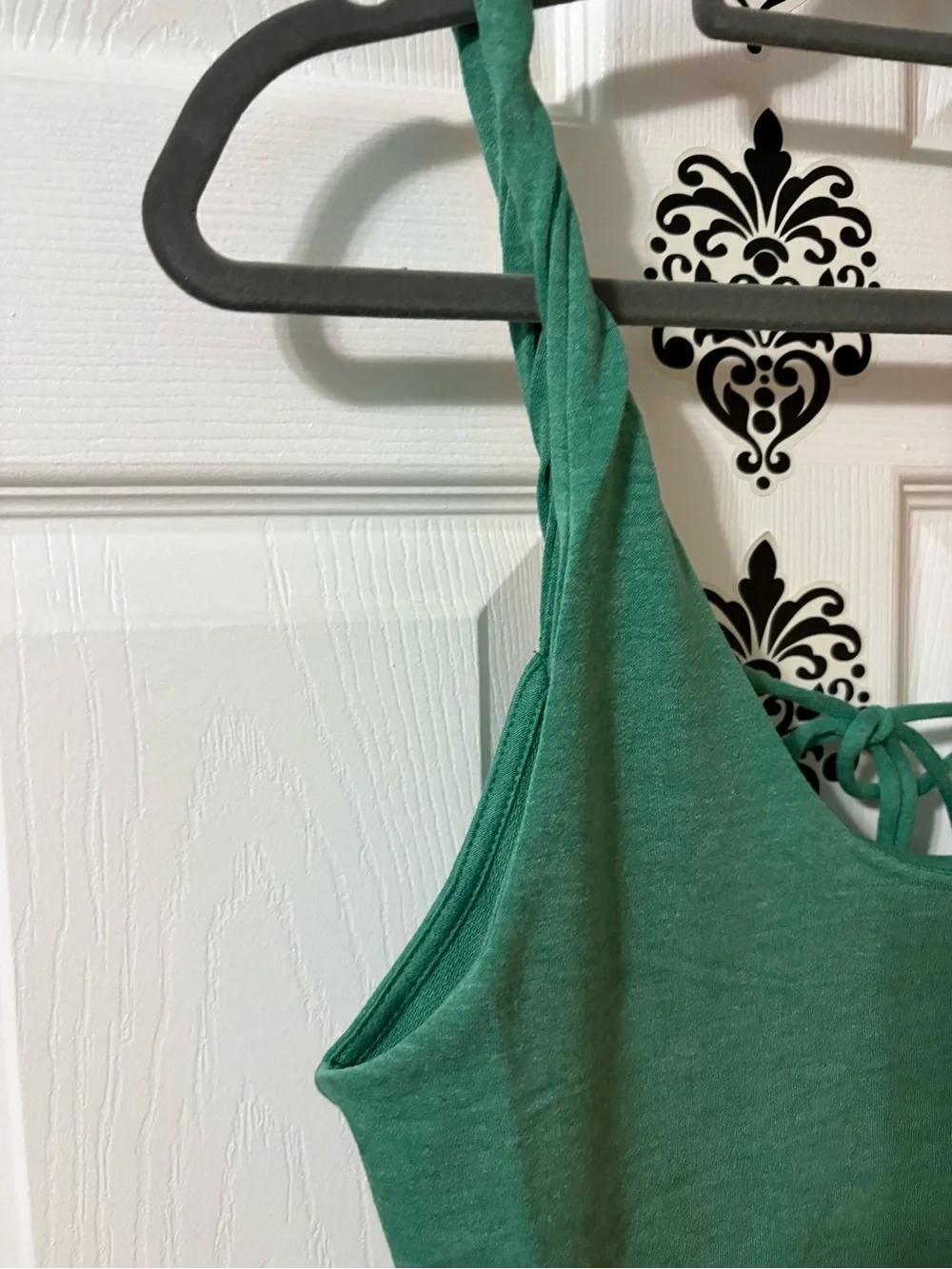 Zenana Outfitters Kelly Green Strappy Knit Maxi Dress NEW - Picture 4 of 10